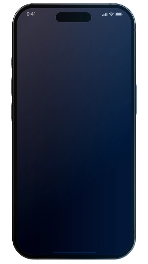 Interfaccia di trading mobile di Infini Crescore