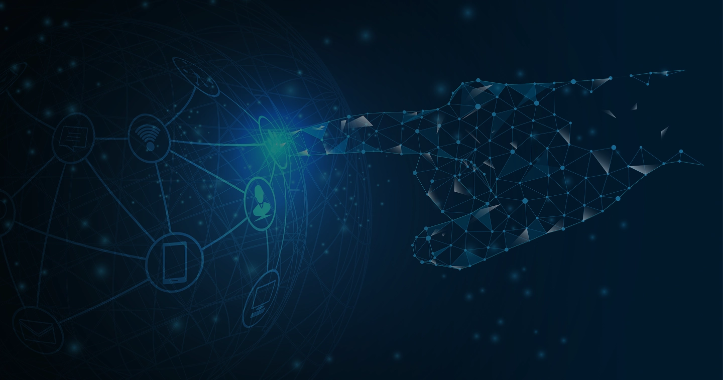 Grafica di sfondo della pagina contatti di Infini Crescore